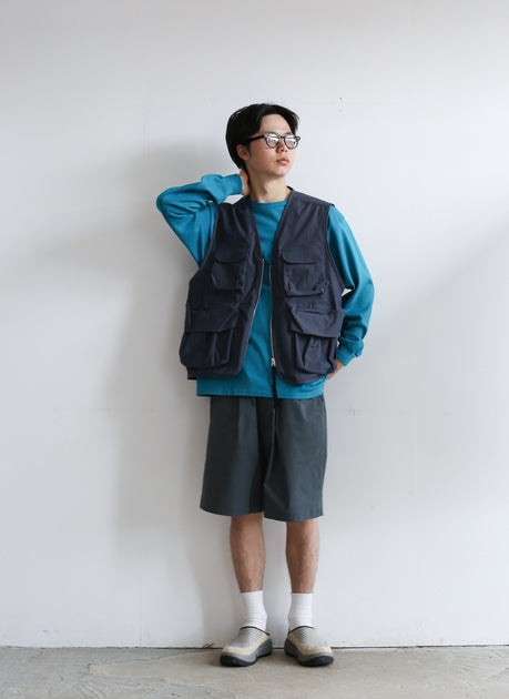 パンツ Graphpaper TYPEWRITER WIDE CHEF SHORTS Graphpaper