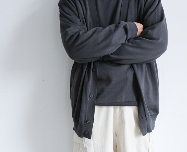YLÈVE ELS GIZA COTTON KN PO / CD - GRAY – Chum!