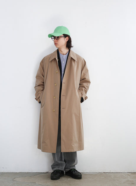 FINX POLYESTER WEATHER CHAMBRAY SOUTIEN COLLOAR COAT – Chum!