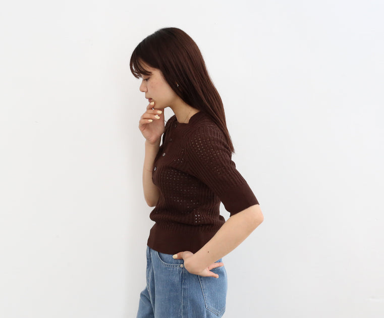 YLÈVE ELS ORGANIC COTTON OPEN WORK KN HENRY – Chum!