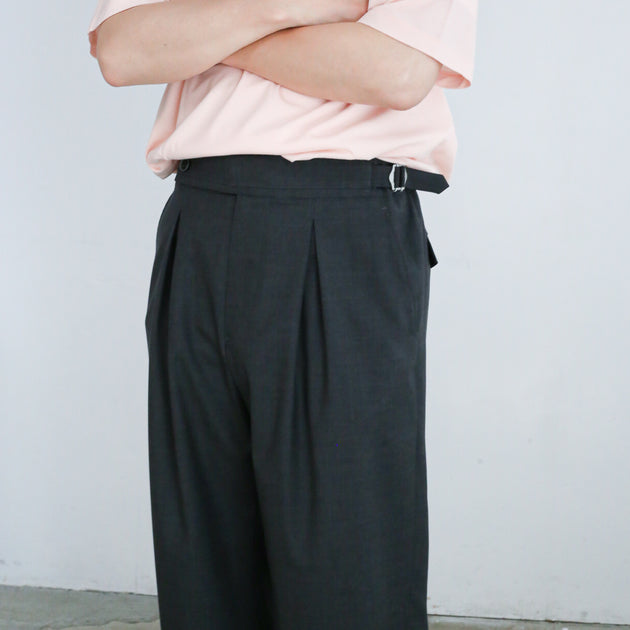 パンツ SAYATOMO 2-Tack Wool Tropical Trousers SAYATOMO - 【ラスト1点】2-Tack Wool Tropical Trousers/2