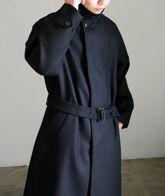 YLÈVE SUPER100'S WOOL MELTON COAT – Chum!