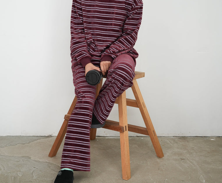 PHEENY Velvet border L/S / wide pants – Chum!