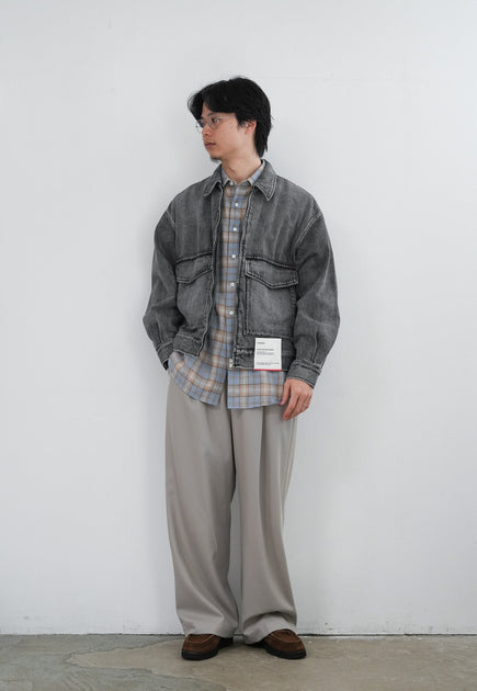 【2021】Graphpaper for chum!  / 和紙×WOOL Baker Pants