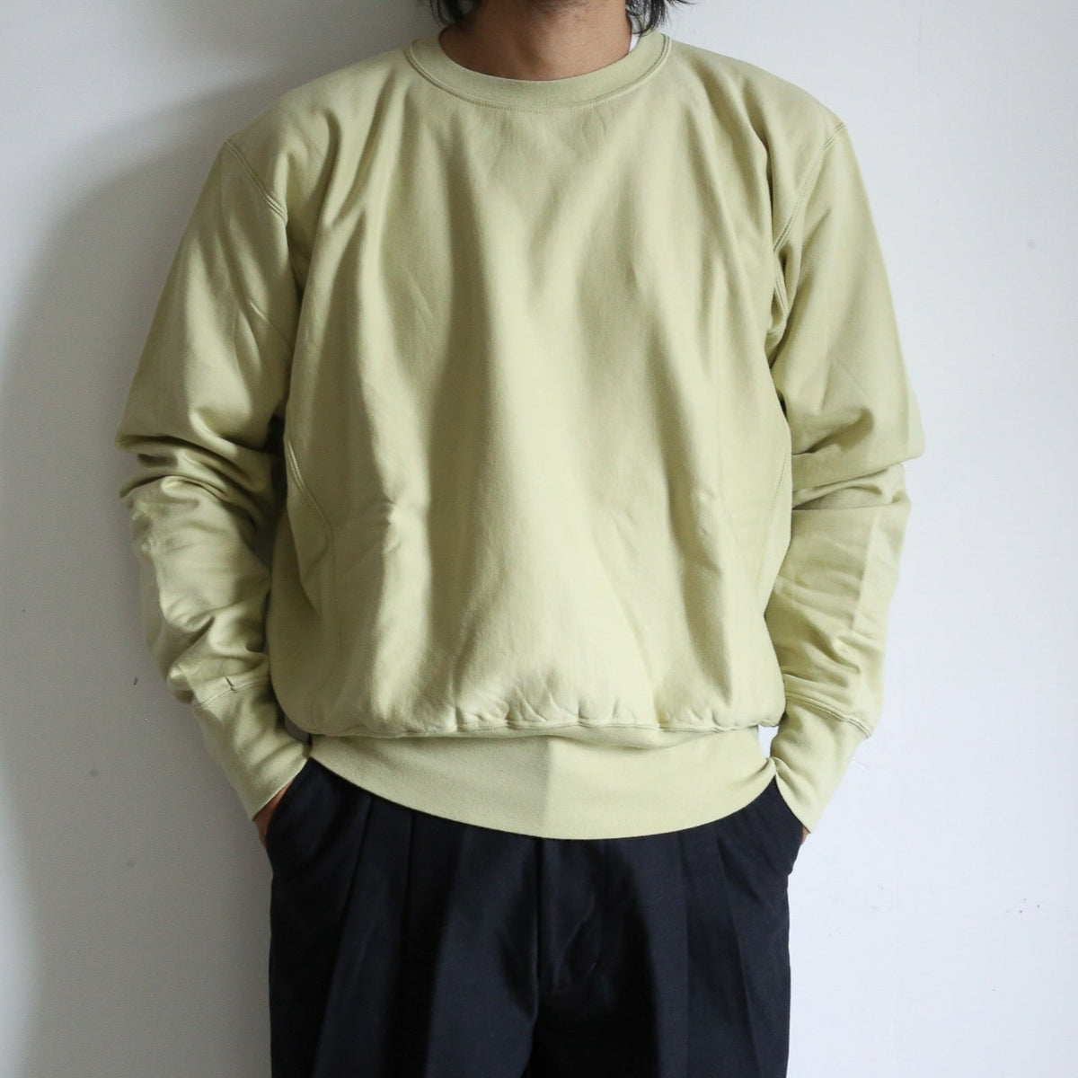 【2023AW】AURALEE ELASTIC HIGH GAUGE SWEAT P/O 