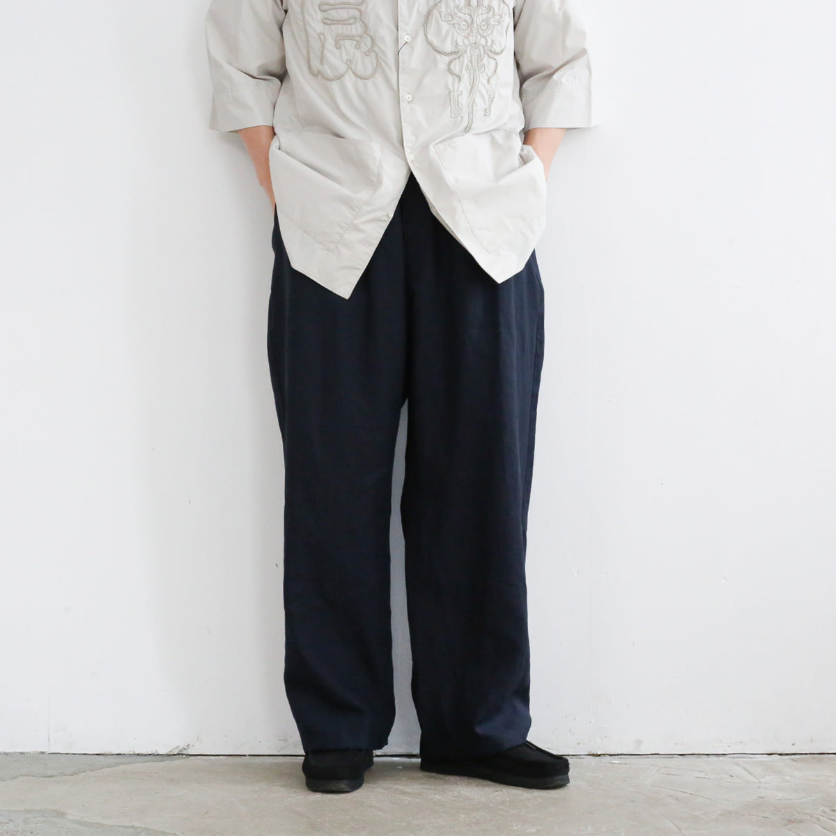 RAKINES High count fine linen - Bulky easy pants