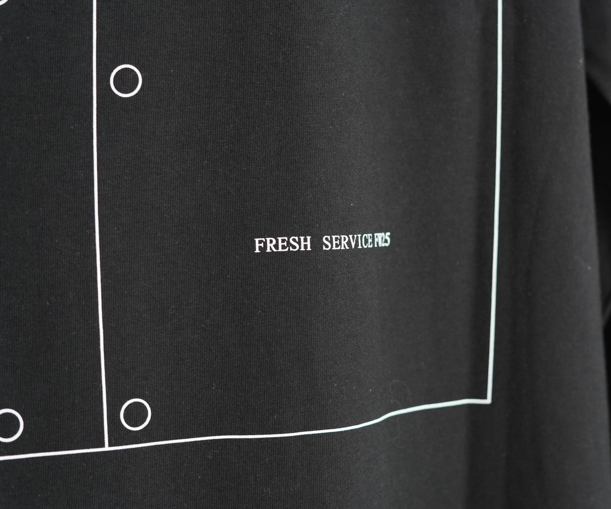 FreshService AS×FS CORPORATE L/S TEE “A-SERIES” - BLACK – Chum!