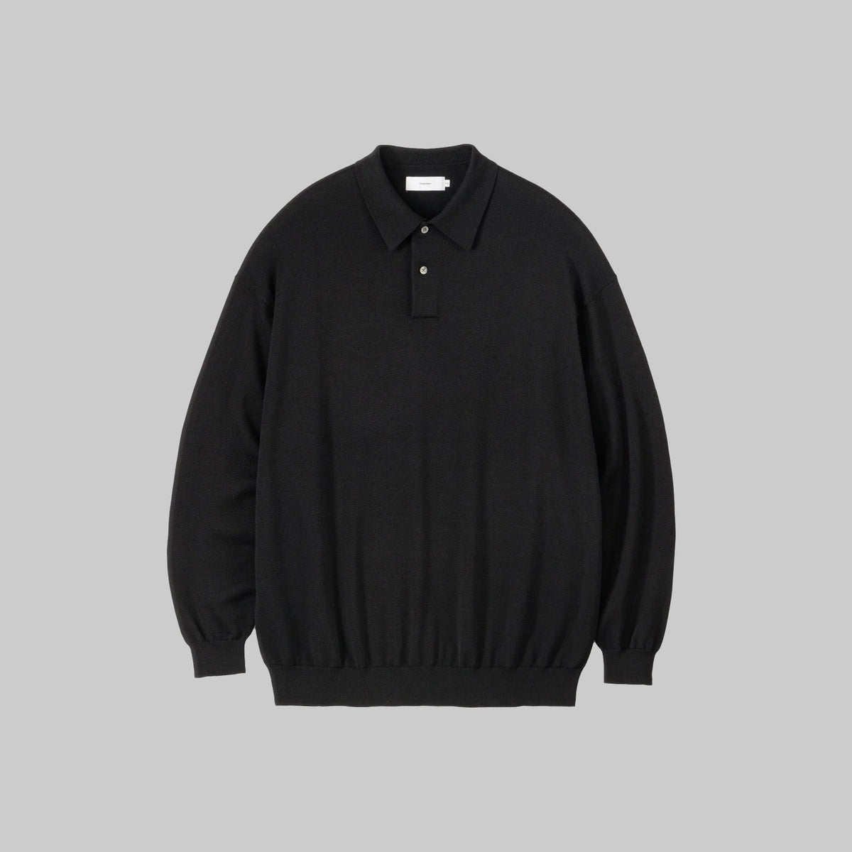 Graphpaper Suvin High Gauge Knit Oversized L/S Polo