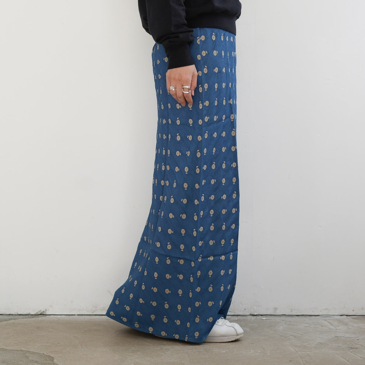 シンゾーン ILICA JACQUARD SKIRT 83 BLUE 34 THE SHINZONE ILICA JACQUARD SKIRT 