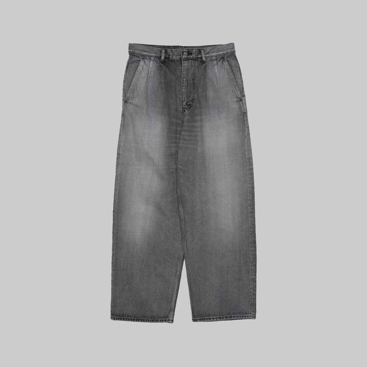 26SS】Graphpaper Selvage Denim Two Tuck Pants -LIGHT FADE- 