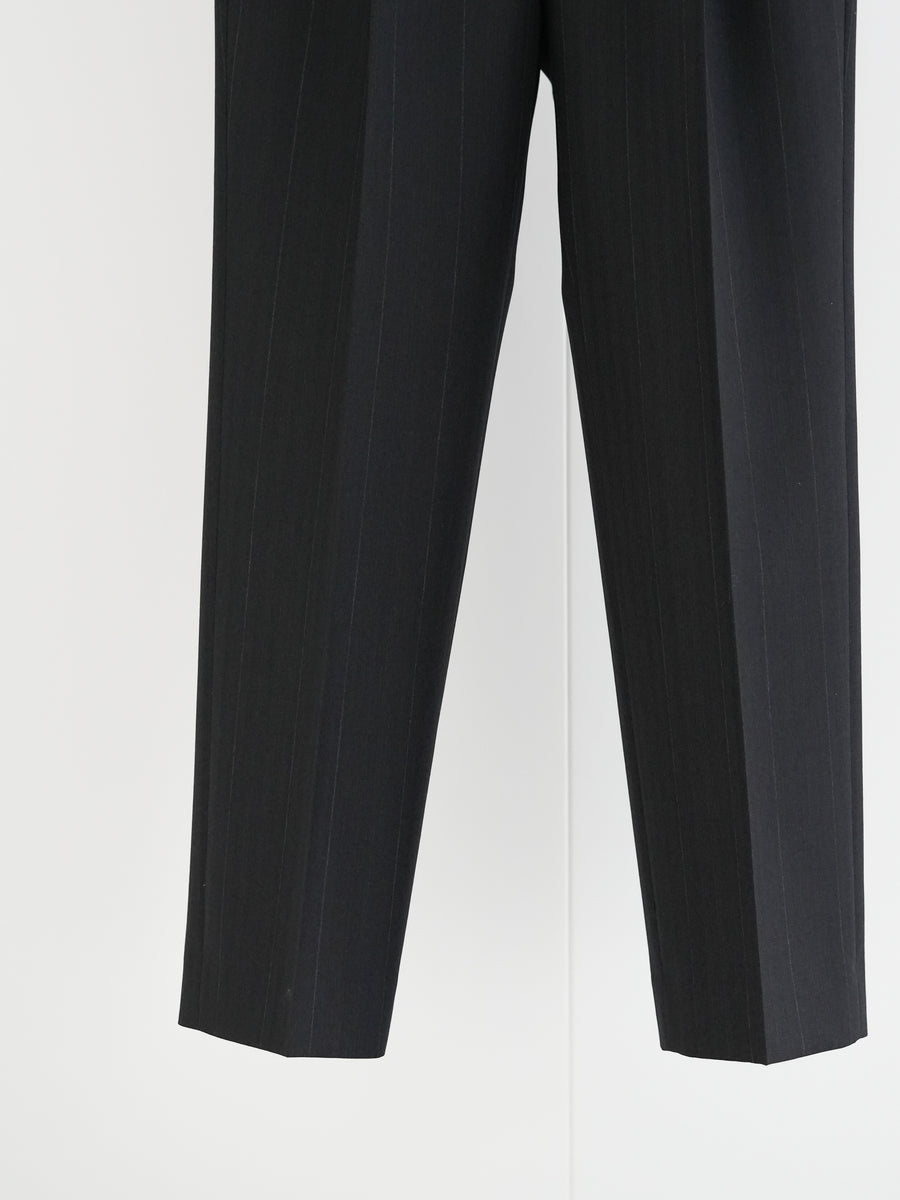 26SS】AURALEE BLUEFACED WOOL TWO-TUCK SLACKS