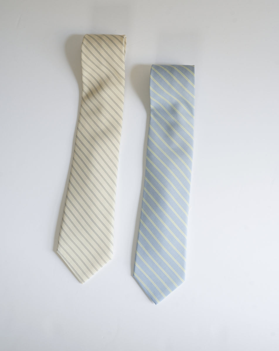 26SS】AURALEE SUPER FINE WOOL STRIPE TIE – Chum!
