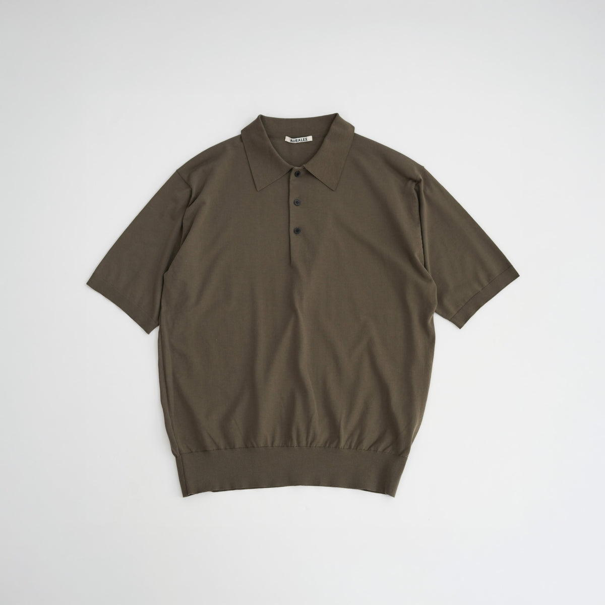 26SS】AURALEE GIZA HIGH GAUGE KNIT POLO 26SS】AURALEE GIZA HIGH GAUGE KNIT POLO