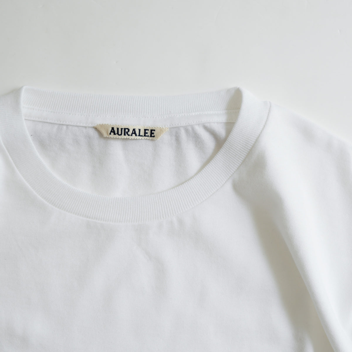 26SS】AURALEE LUSTER PLAITING TEE 