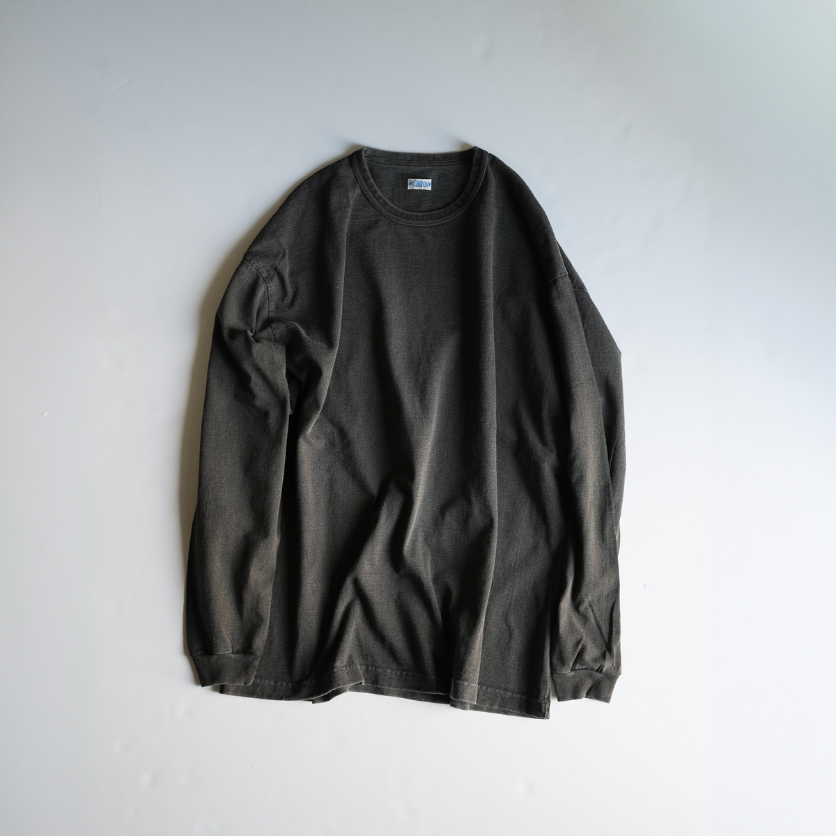 FOUNDOUR COTTON BD FADE LONG SLEEVE TEE 