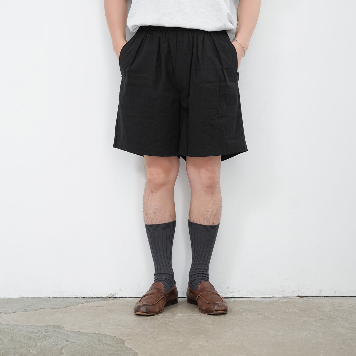 26SS】 NEAT Seersucker Big Trunks Shorts