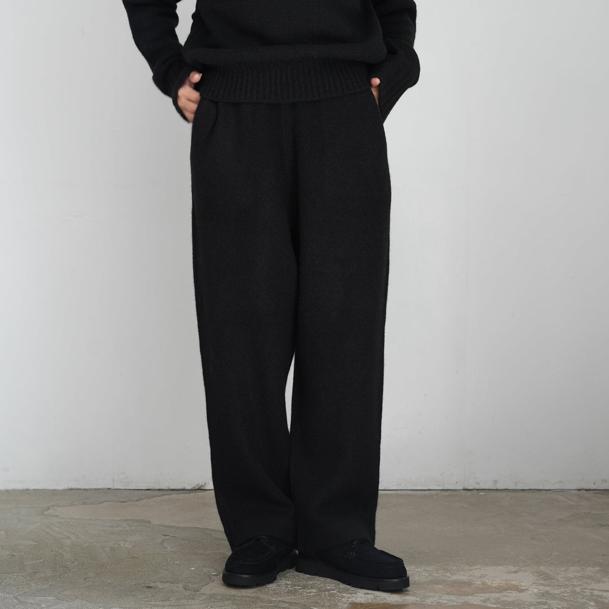 メンズウェア Black Watch Wide Pants Pants Man TIER ZERO GIHDAY Sport Trousers BLACK