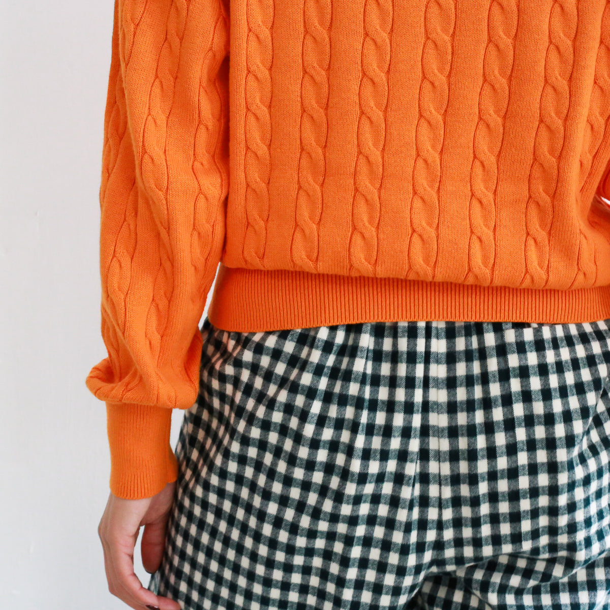 THE SHINZONE COTTON CASHMERE CABLE KNIT 