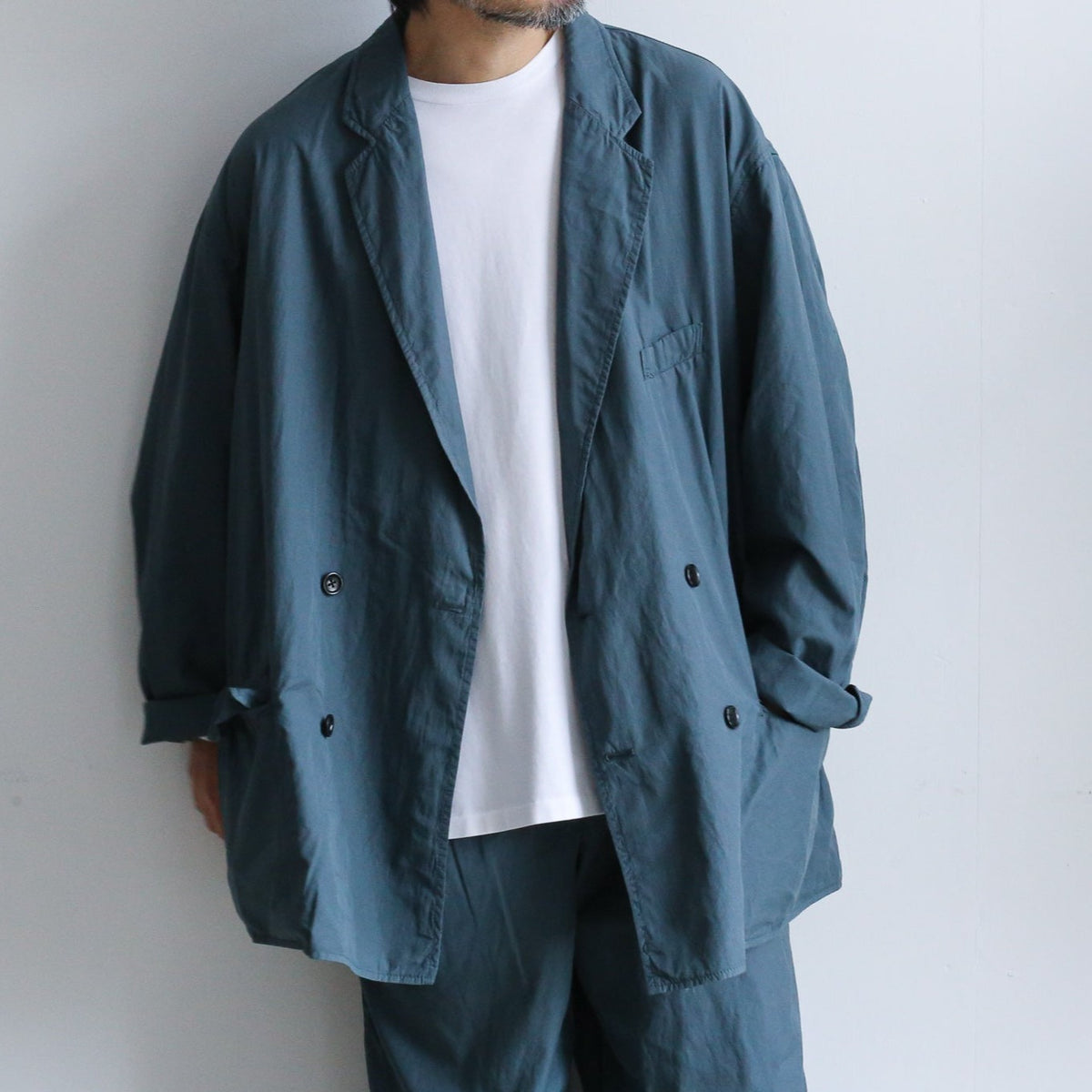 Graphpaper Garment Dyed Twill Oversized Double Jacket 