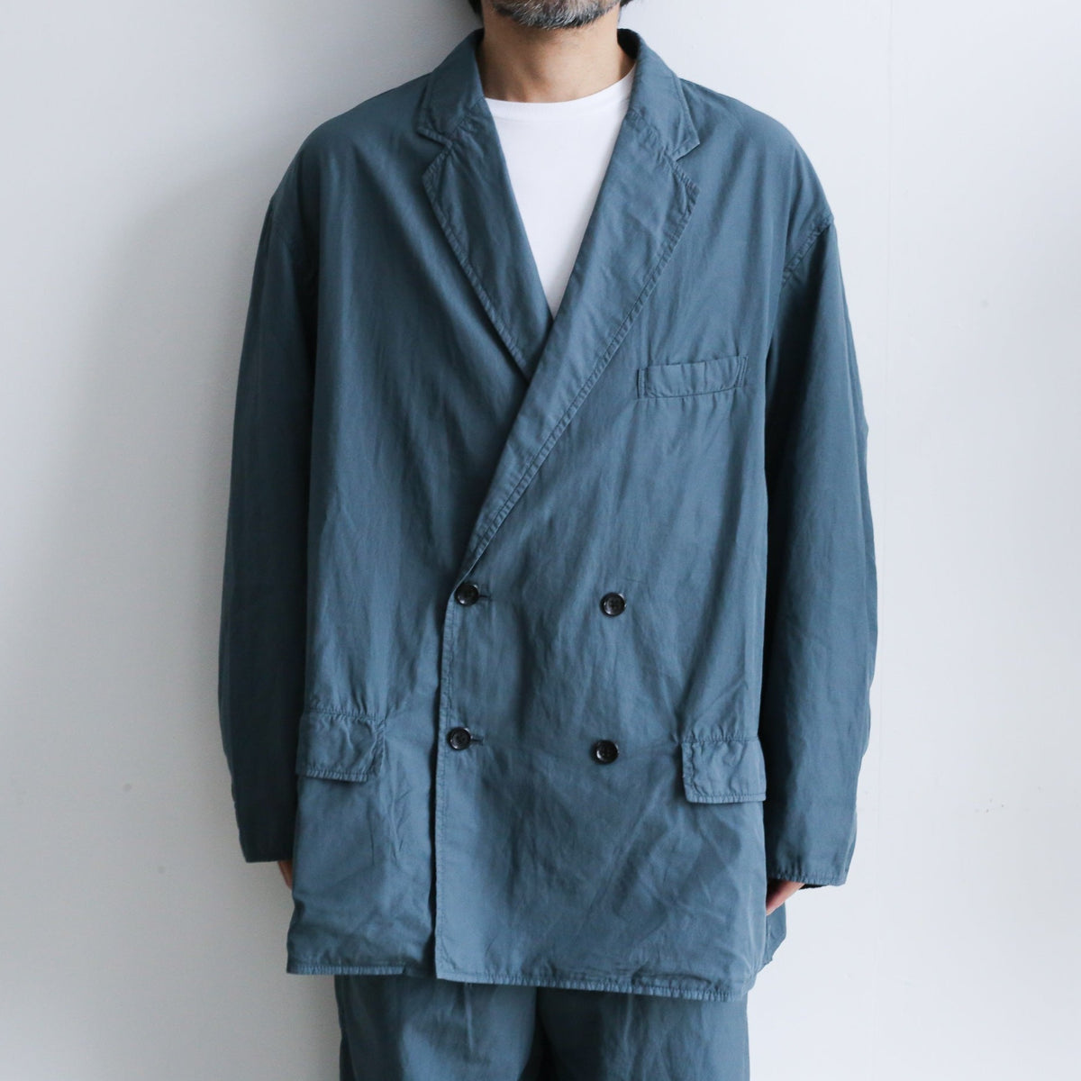 Graphpaper Garment Dyed Twill Oversized Double Jacket 