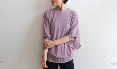 PHEENY Cotton nylon seer layered Tee