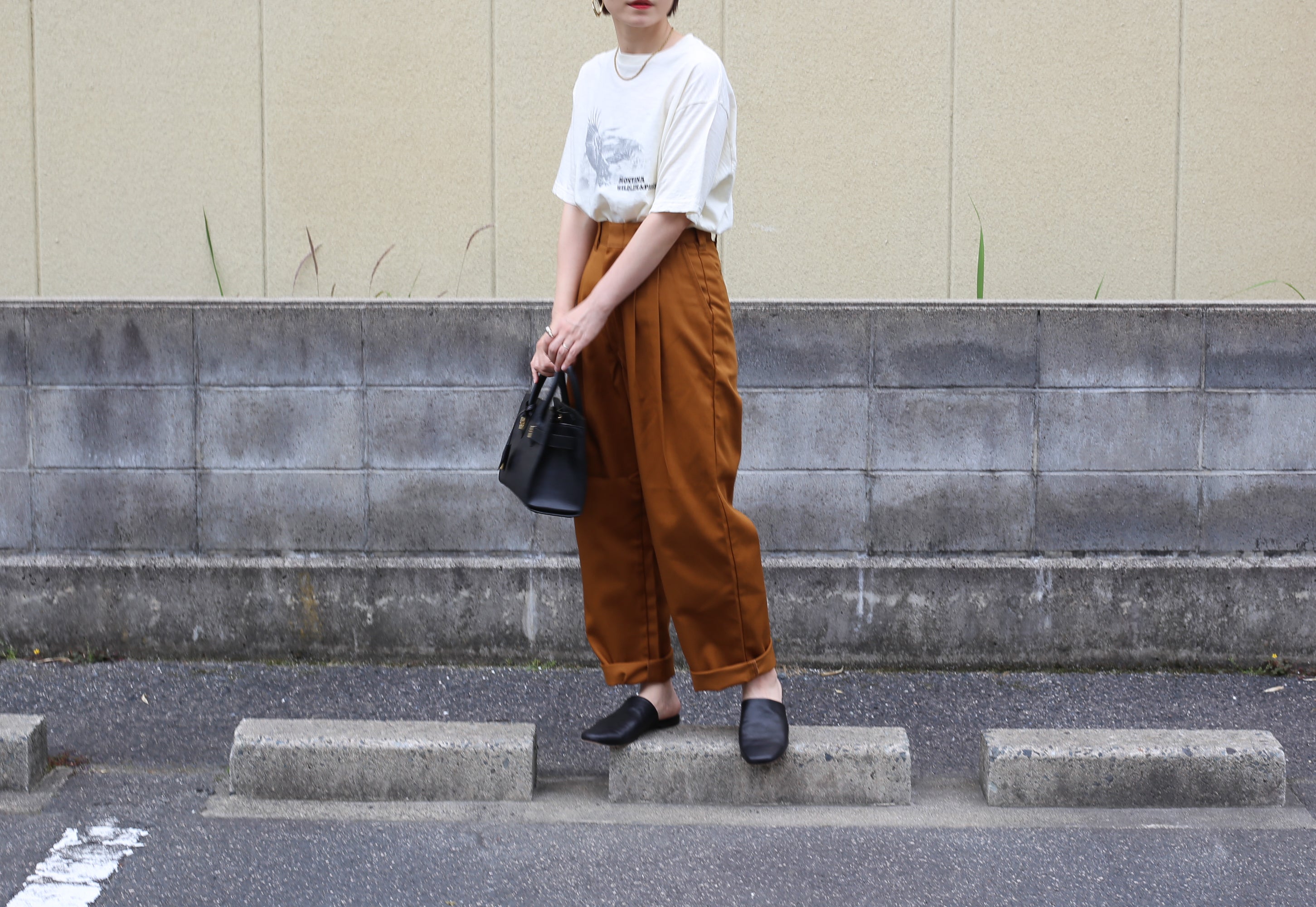 THE SHINZONE TOMBOY PANTS / BROWN – Chum!