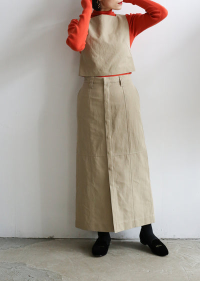 AURALEE HARD TWIST FINX LINEN CHINO