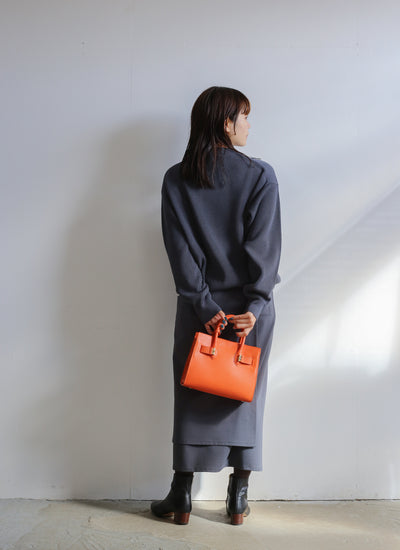 AURALEE SUPER HARD TWIST RIB KNIT P/O