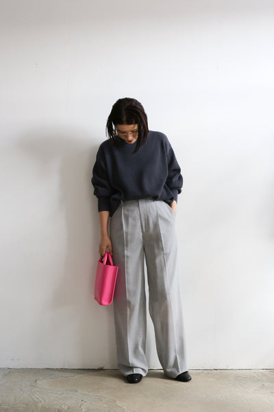 AURALEE SHEER WOOL SILK PANTS