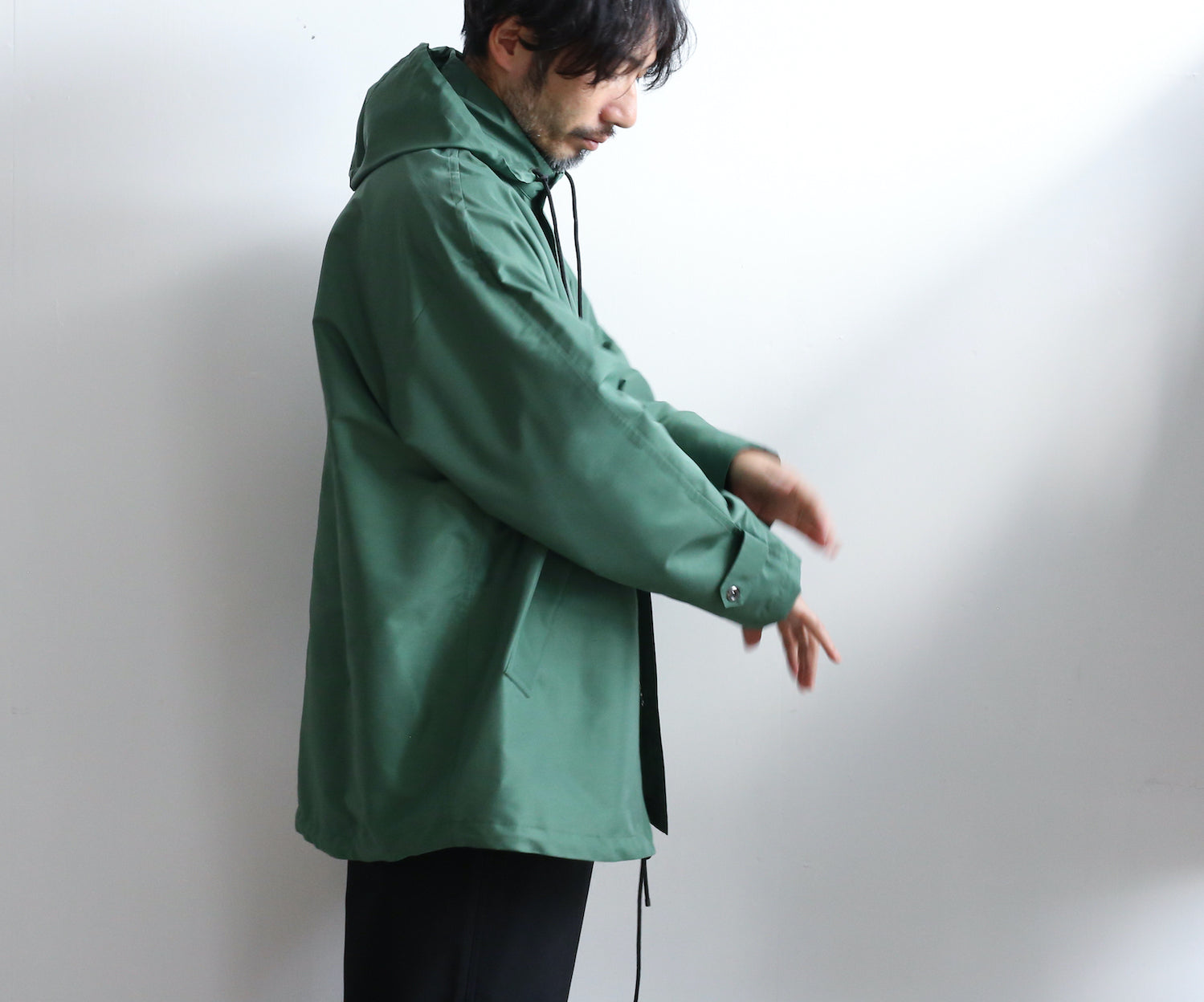 楽天 AURALEE SILK Silk Jacket Green POLYESTER GROSGRAIN BLOUSON