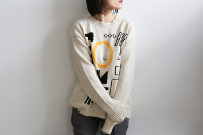 soe READY TO WEAR Intersia Sweater
