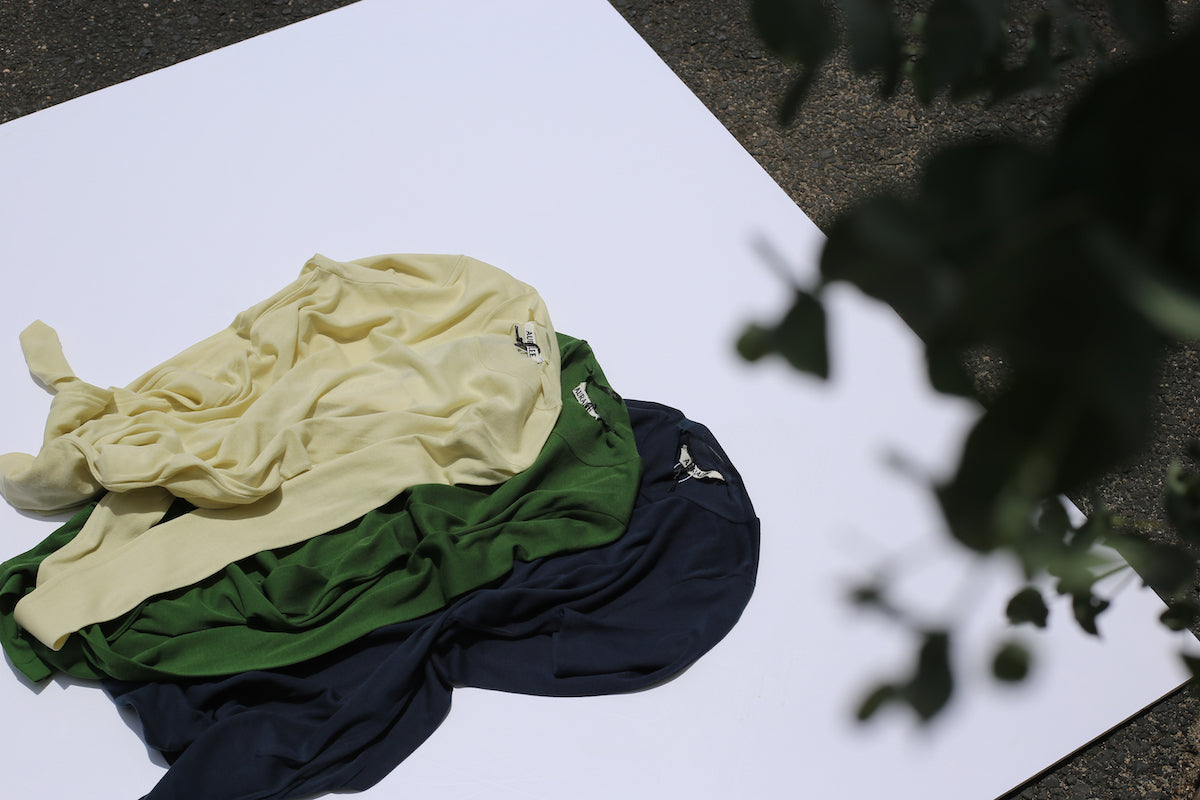 トップス AURALEE GIZA SUPER HIGH GAUGE L/S TEE AURALEE / オーラリー | GIZA SUPER HIGH GAUGE SHEER RIB L/S