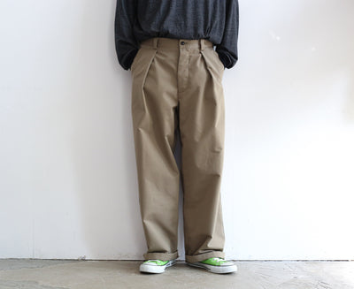 RAKINES Post-work Twill / Deck coat & Overlap pants