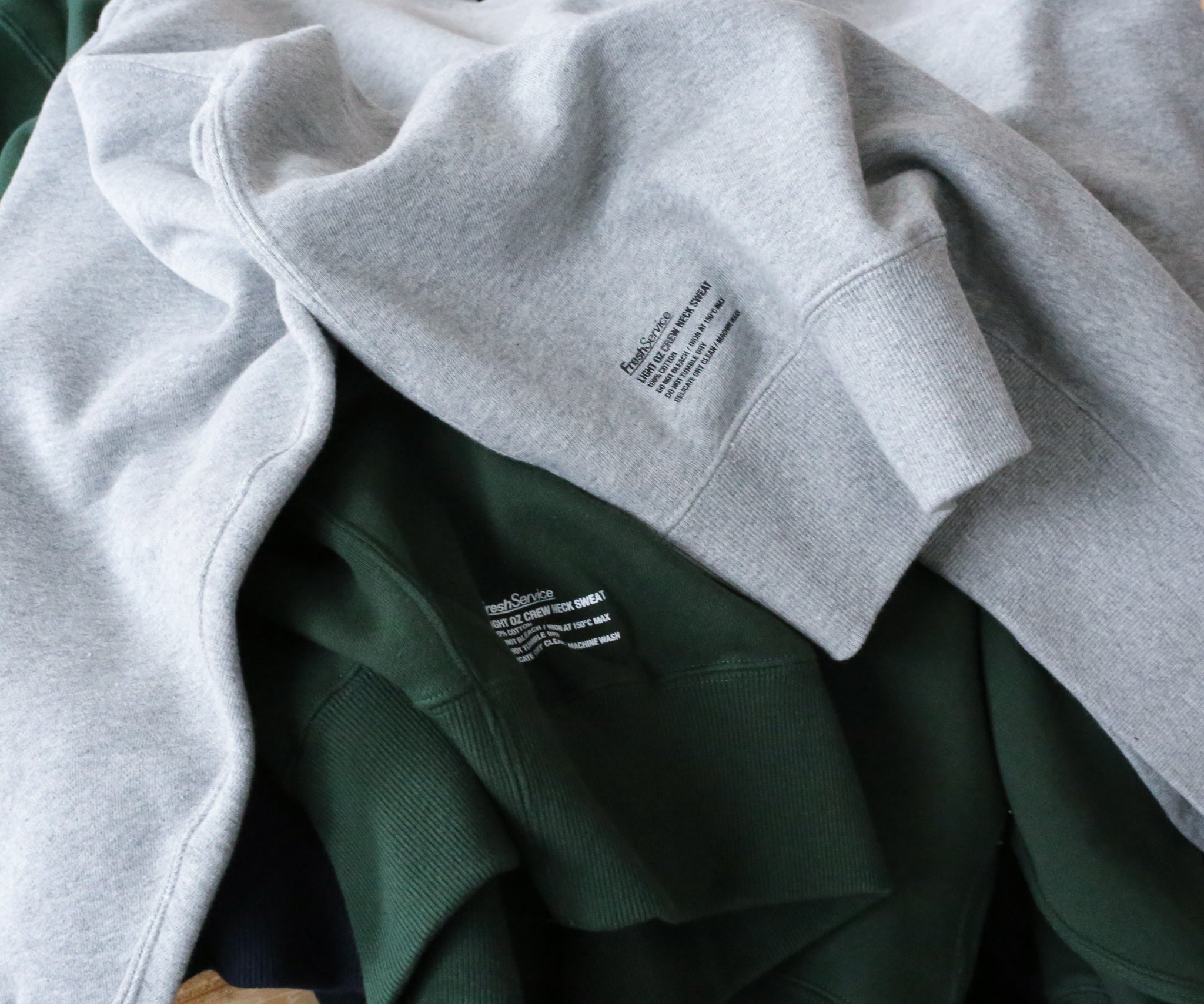 FreshService LIGHT OZ CREW NECK グレーL-