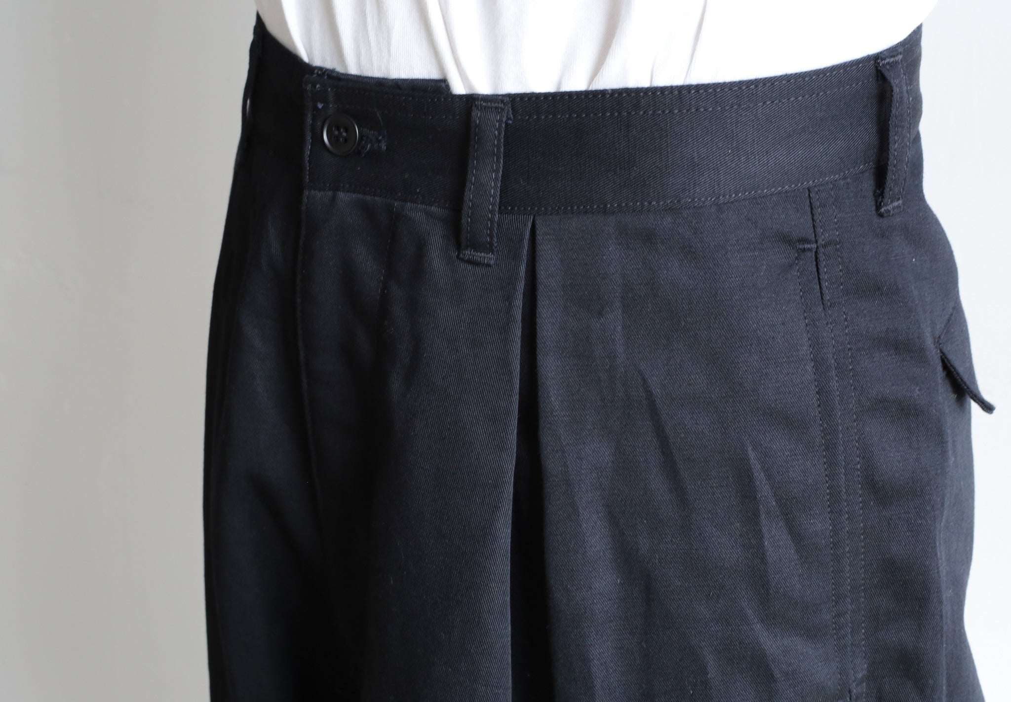 STILL BY HAND COTTON LINEN INBOX PLEATS WIDE PANTS – Chum!