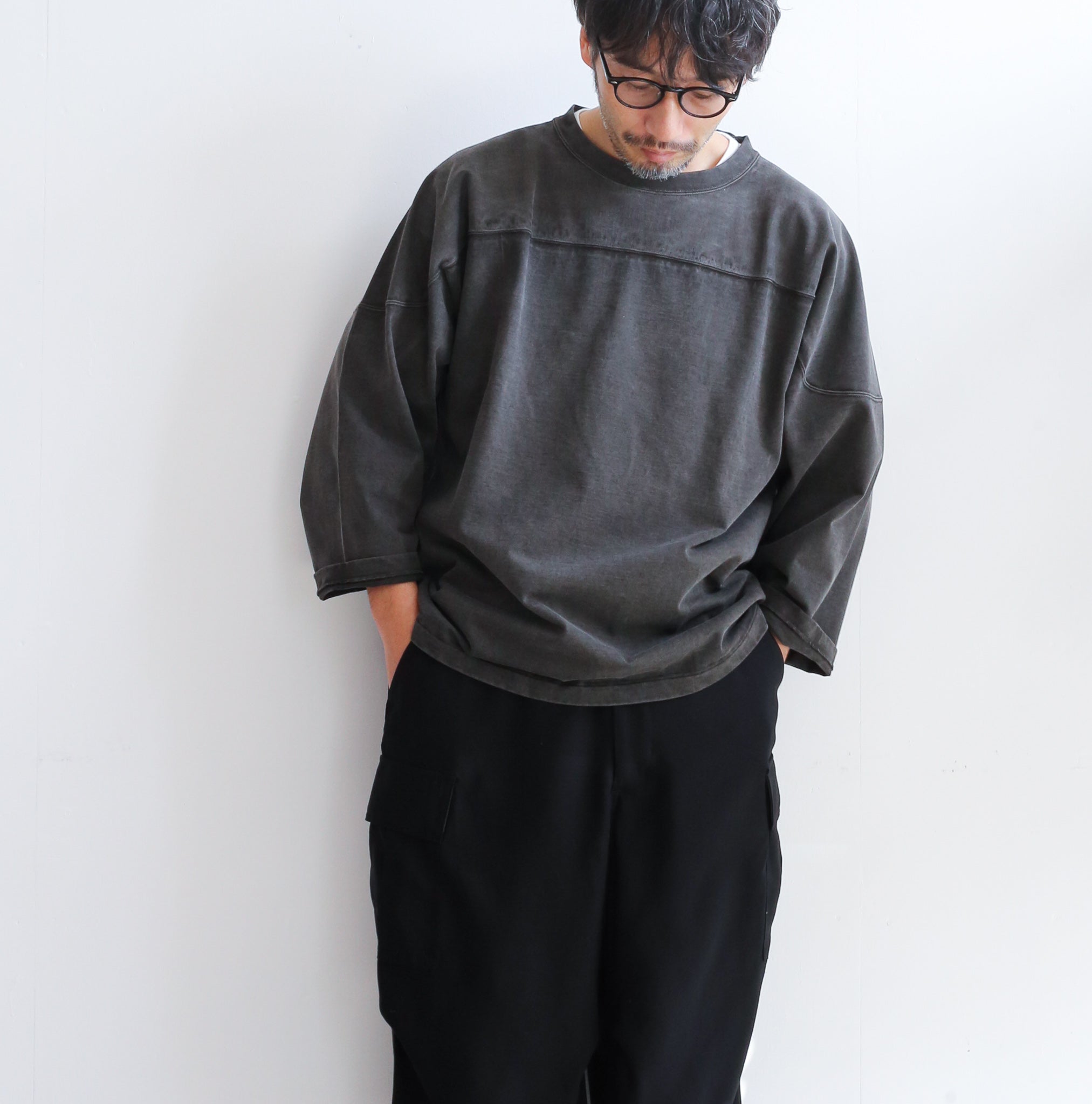 YLÈVE / PIGMENT DYE COTTON JERSEY FOOTBALL T – Chum!