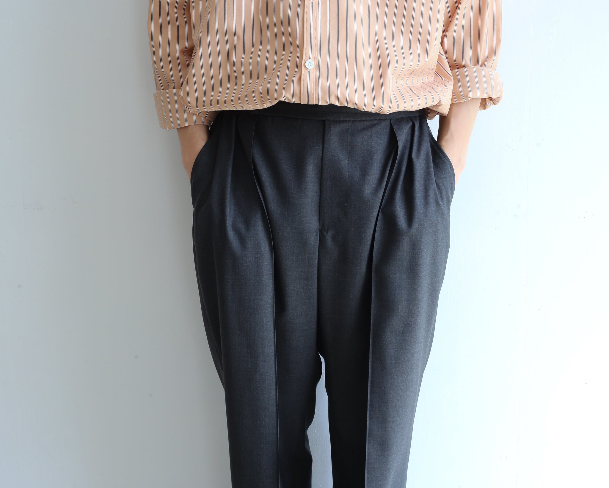 SAYATOMO 2-Tack Wool Tropical Trousers & 2-Tack Denim Pants