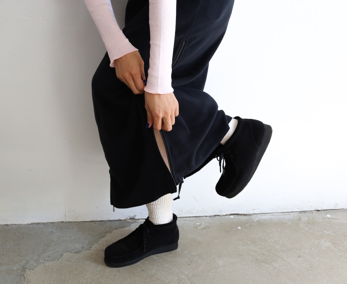 PHEENY Polatec fleece salopette skirt / Bustier ensemble – Chum!