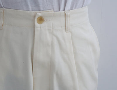 STILL BY HAND Wide Tapered Chino Pants