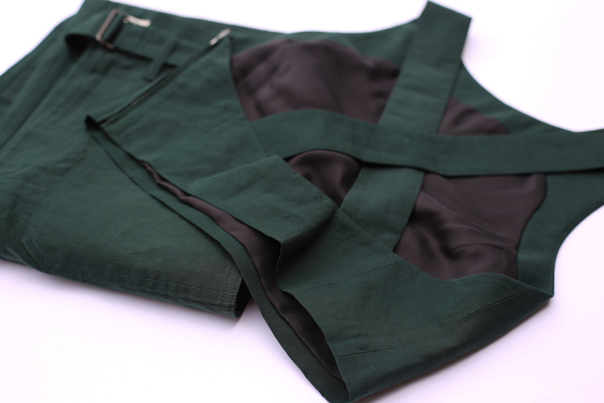 AURALEE HIGH DENSITY FINX LINEN WEATHER TANK / PANTS -styling- – Chum!