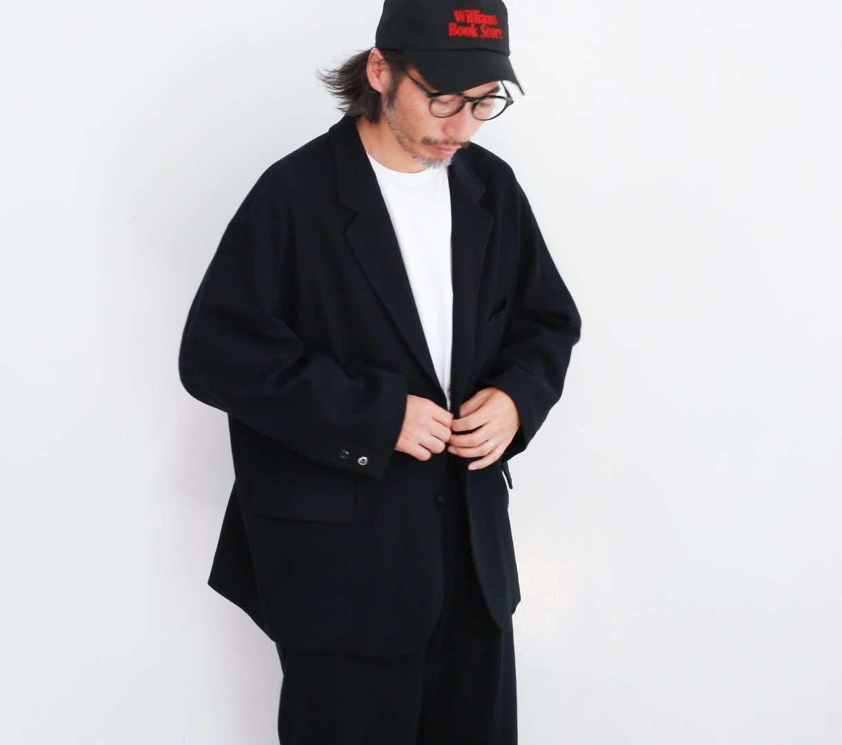 Graphpaper Knit Corduroy Jacket / Knit Corduroy Wide Tapered Chef 