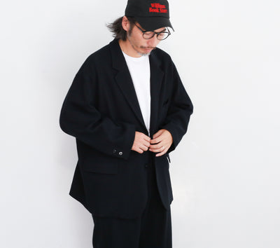 Graphpaper Knit Corduroy Jacket / Knit Corduroy Wide Tapered Chef Pants　