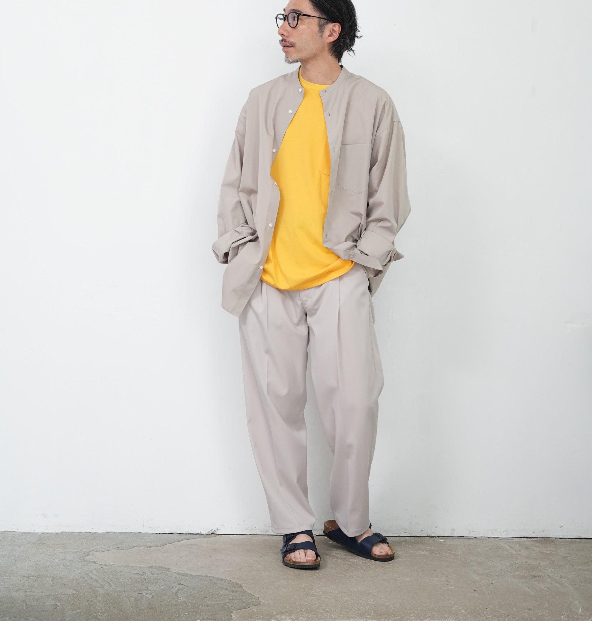 【25SS】Semi Dull Oxford Trousers Style Photo -Graphpaper Semi Dull Oxford Trousers編 – Chum!