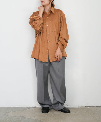 THE SHINZONE SUEDE SHIRT