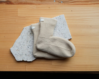 BODHI DOUBLE FACE ROOM SOCKS.