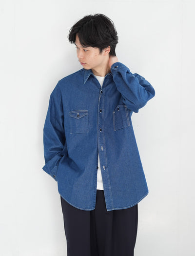 FOUNDOUR DENIM WORK SHIRT
