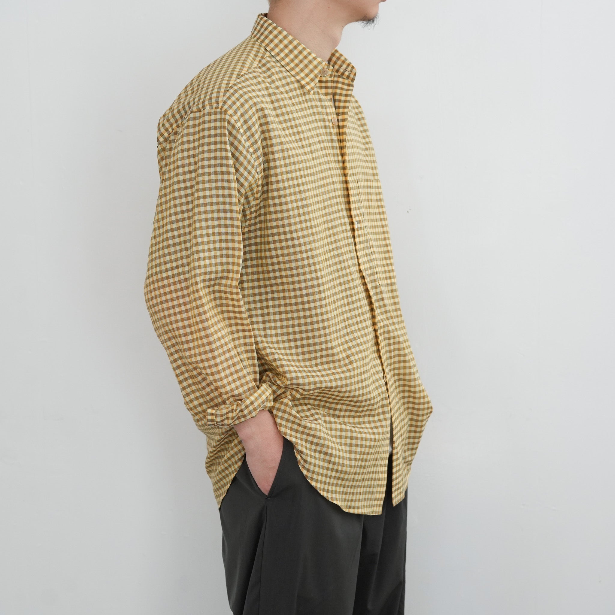 AURALEE AIRY LIGHT COTTON CHECK BIG SHIRT – Chum!