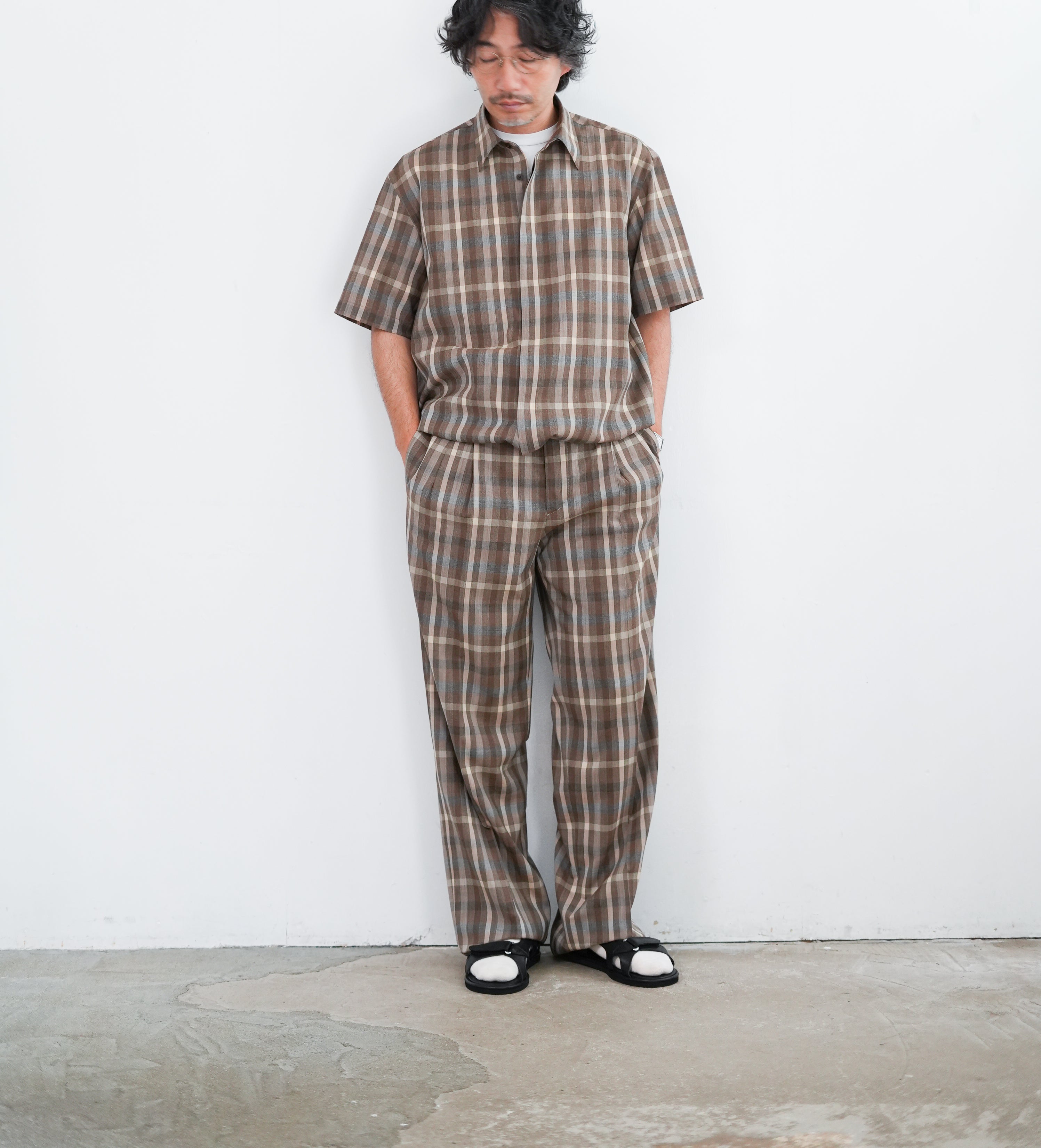 AURALEE SUPER FINE TROPICAL WOOL CHECK – Chum!