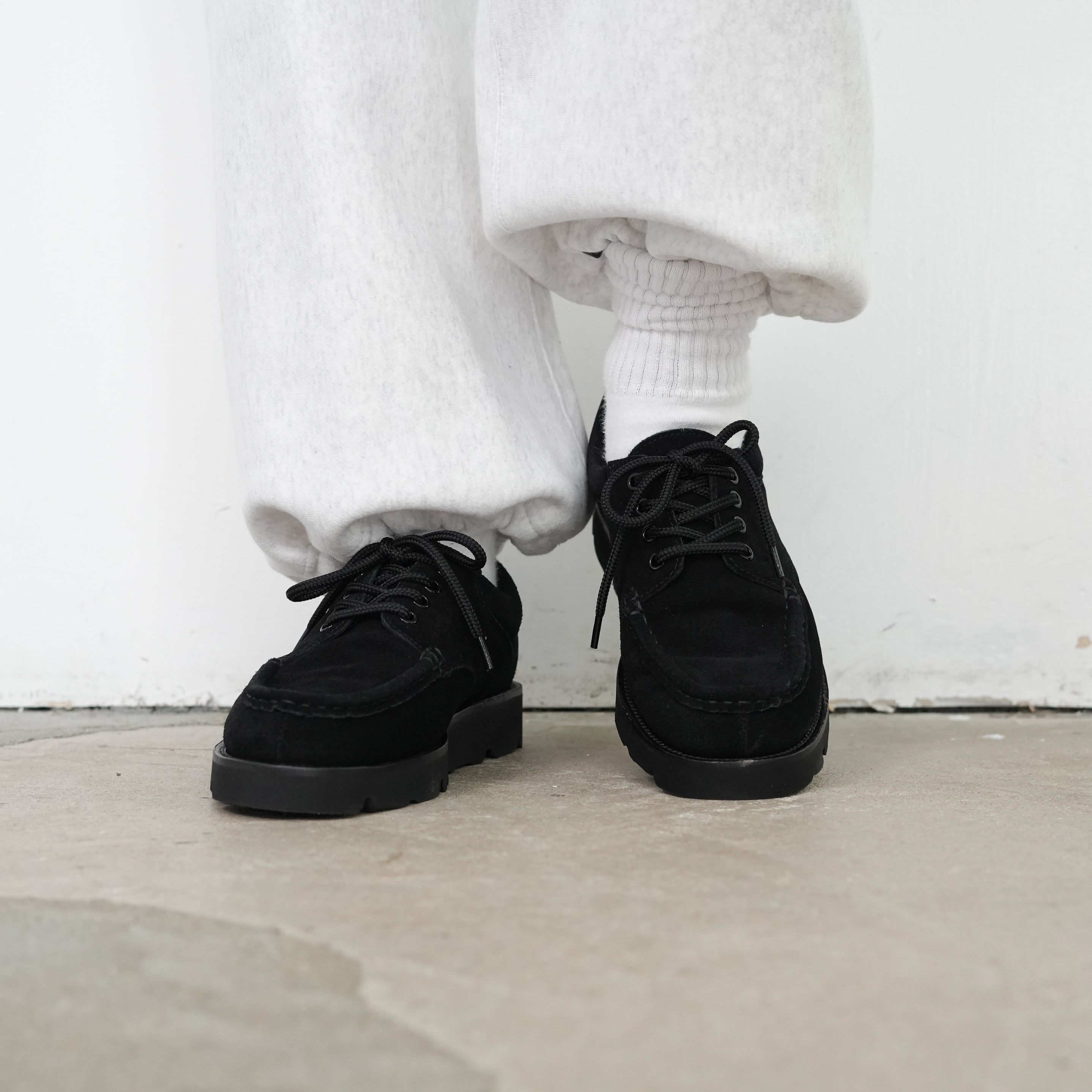 靴 MARBOT MOCCASIN SHOES BLACK Marbot / MOCCASIN SHOES - BK SUEDE – redtriangle