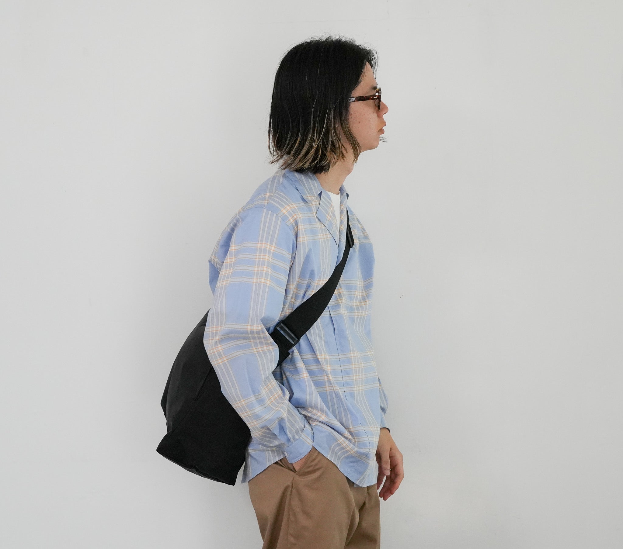 Men's styling AURALEE WASHED FINX TYPEWRITER CHECK P/O SHIRT – Chum!